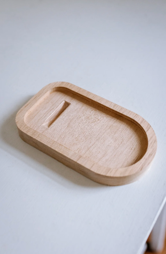 Candle Holder w/ Built in Lid Holder