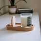 Candle Holder w/ Built in Lid Holder